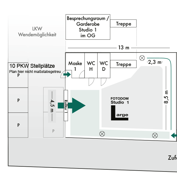FOTODOM Studio 1L Grundriss